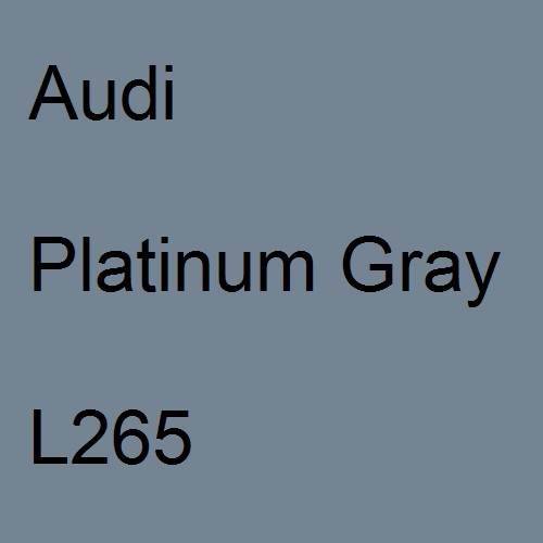 Audi, Platinum Gray, L265.